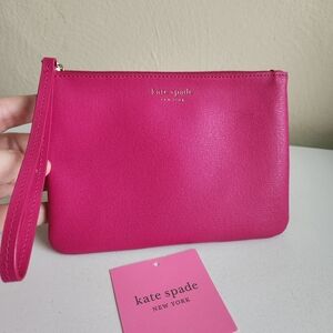 kate spade Pink Wristlet Clutch